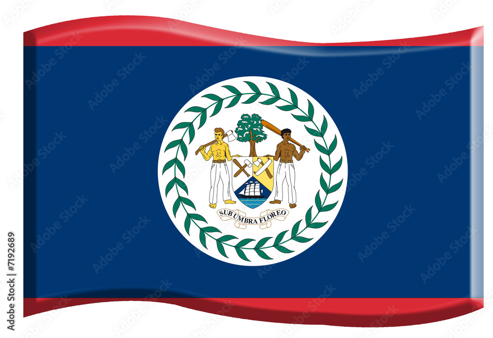 Obraz premium Drapeau de la Belize