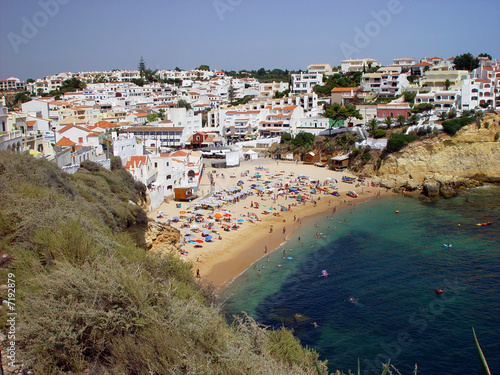 Praia do Carvoeiro no Algarve