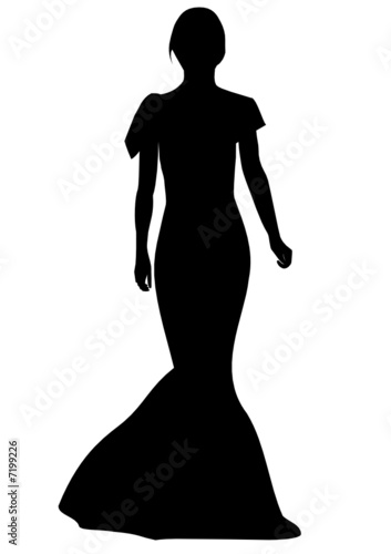Elegant female model