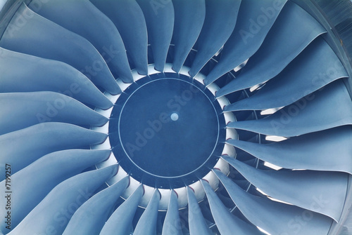 Wallpaper Mural Detail of jet engine Torontodigital.ca