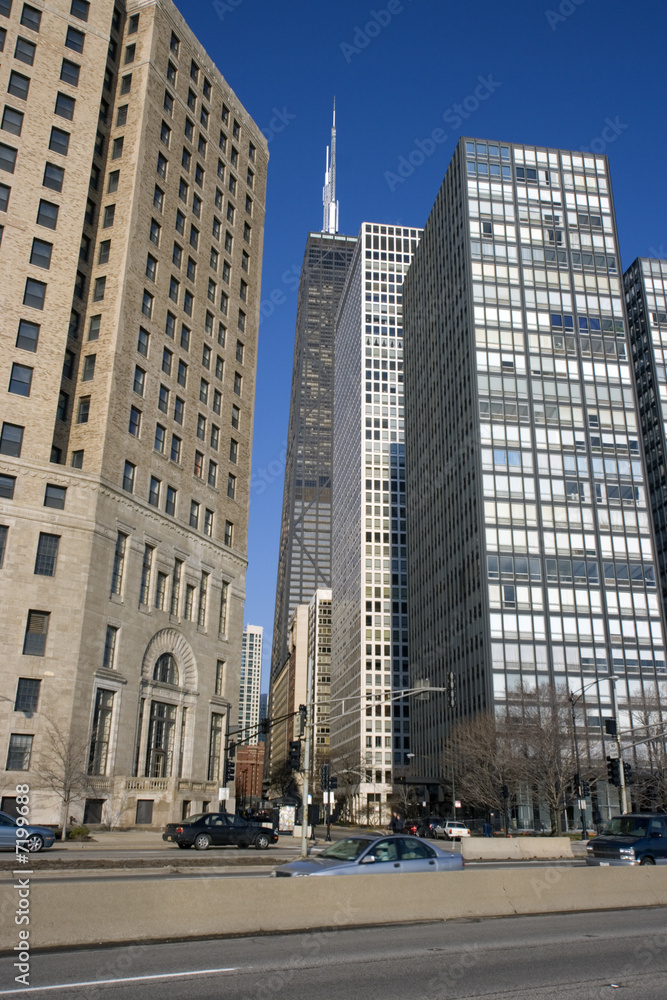 Downtown Chicago buildings