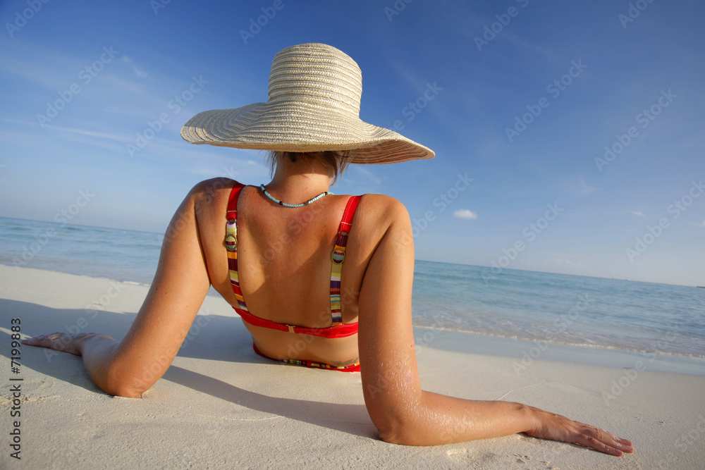 Mujer en la Playa