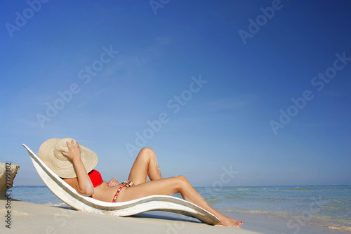 Mujer en la Playa