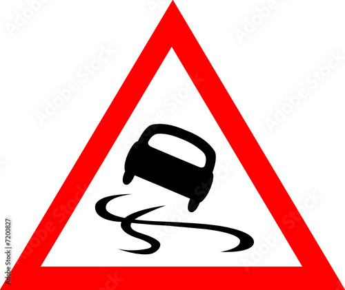 Schild Warnung Achtung Auto