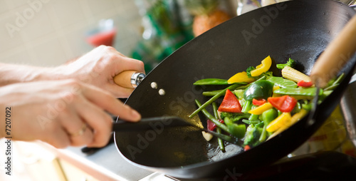 Chef cooking photo