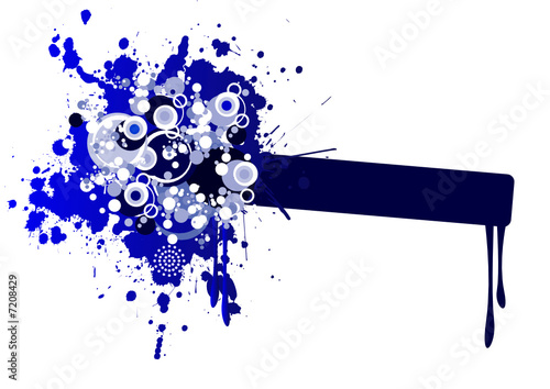 bannière bleue