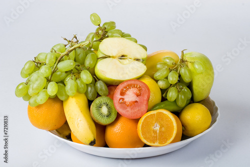 Fresh vegetables and fruits