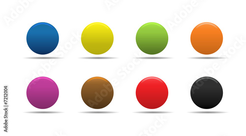 Colorful buttons
