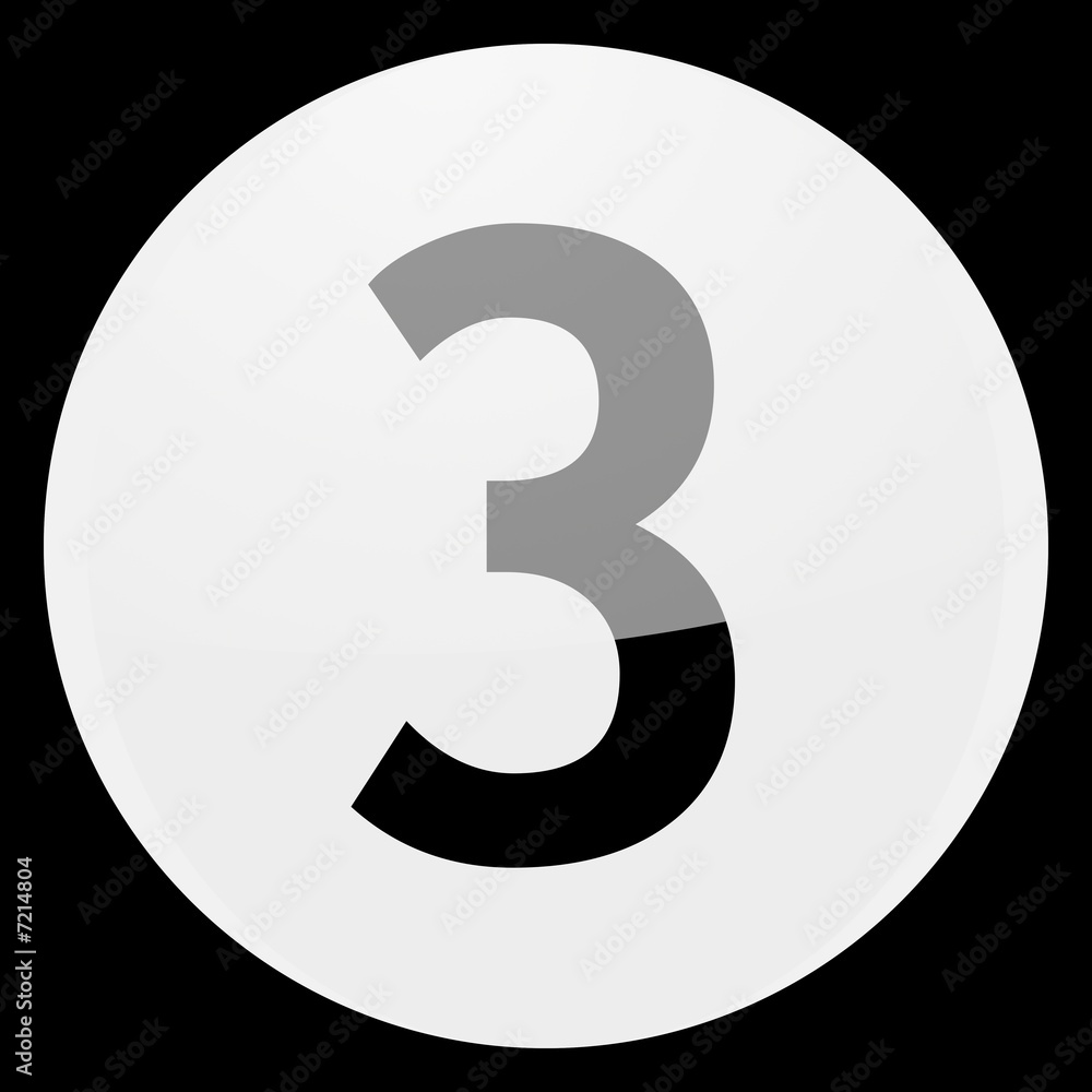 white aqua button number three white aqua button number three