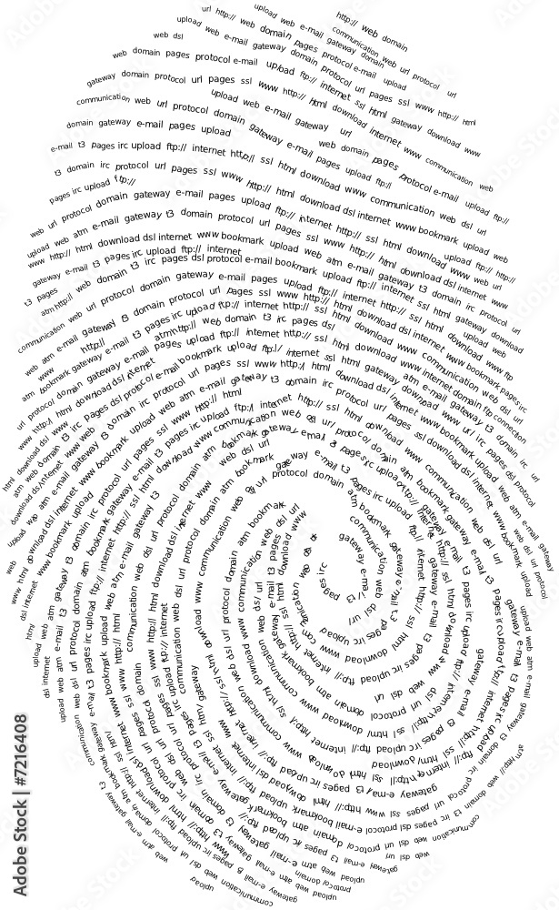Thumb made with words