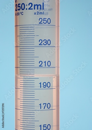 Canvas Print Laboratory Measuring Cylinder