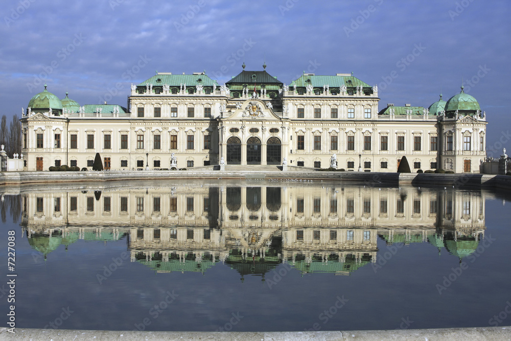 354 Belvedere Palace in Vienna Austria