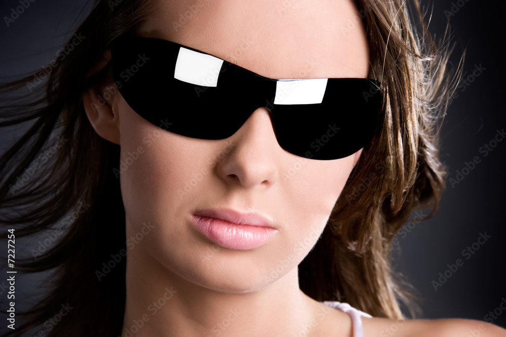 Woman in sunglasses glamour portrait Woman in sunglasses glamour portrait
