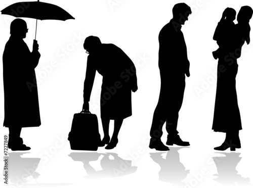 People set - 1. Silhouettes