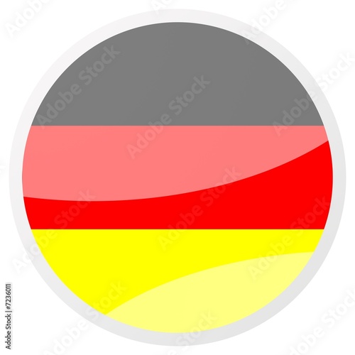 german round aqua button