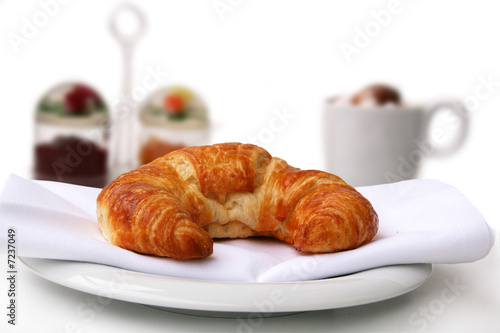 Croissant Frühstück photo