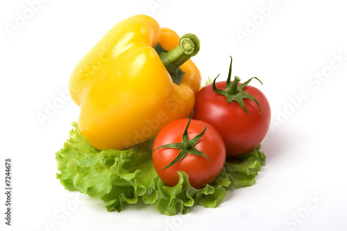 Quadro em tela vegetables on salad