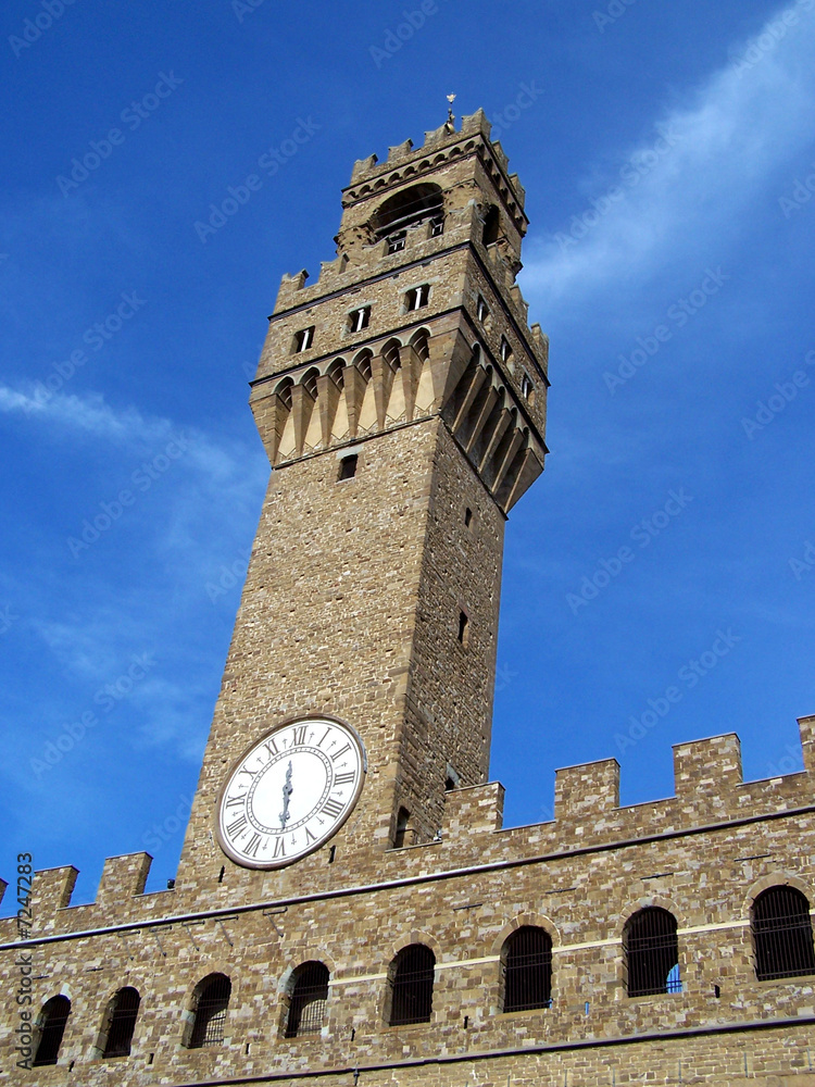 The Tower of the Old Palace in Florence