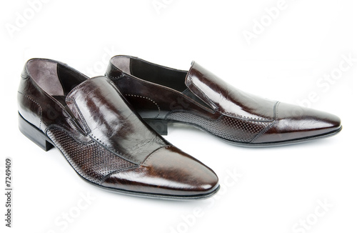 Pair of brown man’s shoes