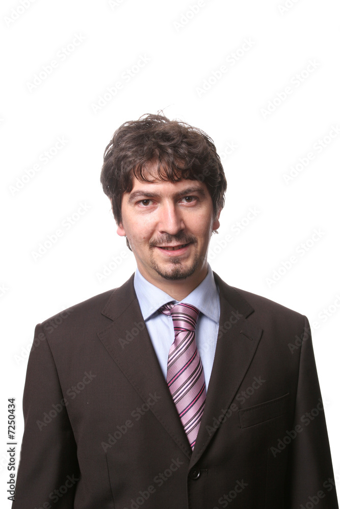 young business men portrait isolated on white young business men portrait isolated on white