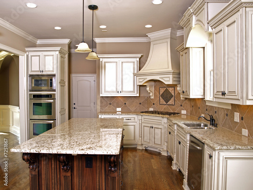 Luxury Kitchen with Granite topped Island  2