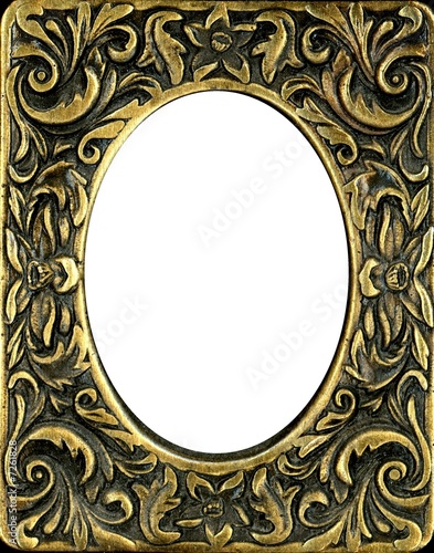vintage antique brass frame
