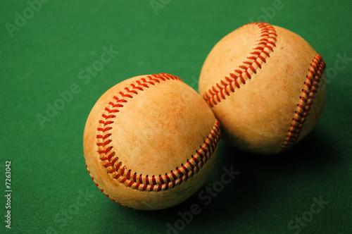 Two baseballs