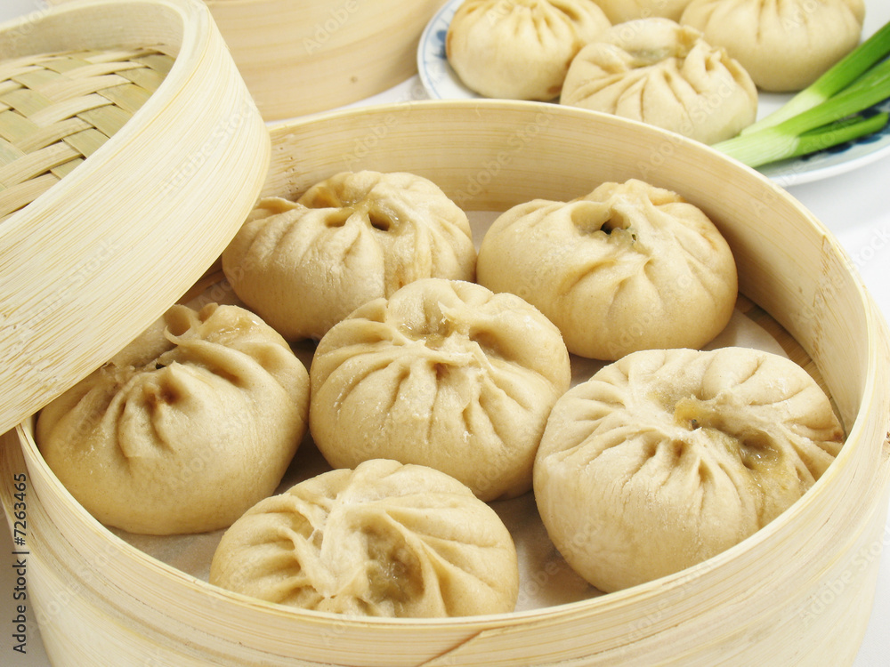 Chinese Steamed Buns Chinese Steamed Buns