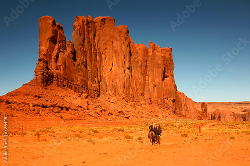 Riding Horses as Recreation in Monument Valley Arizona