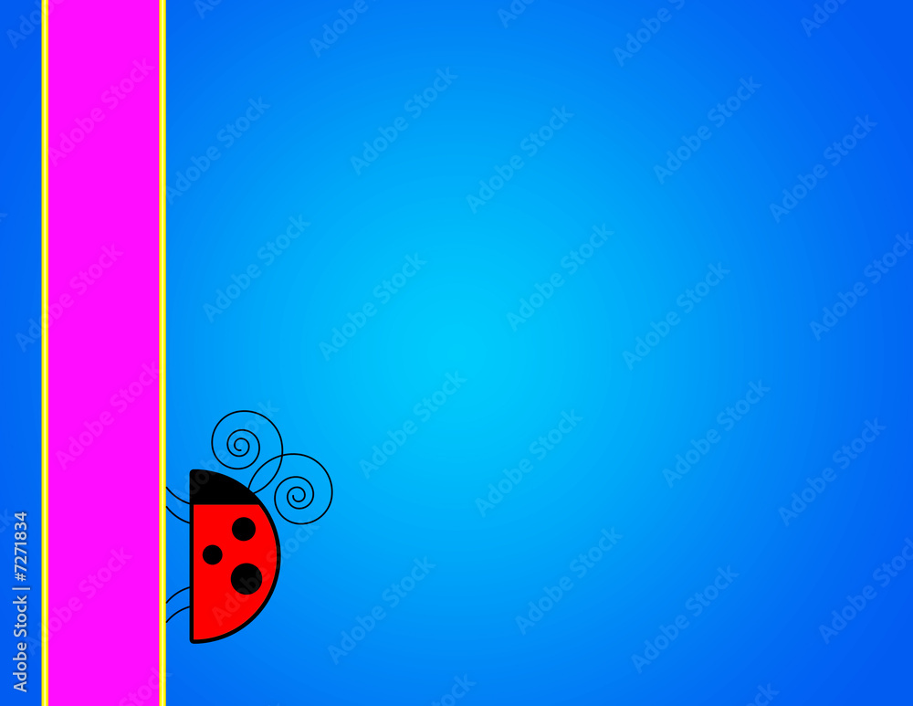 Fototapeta premium Ladybug Background