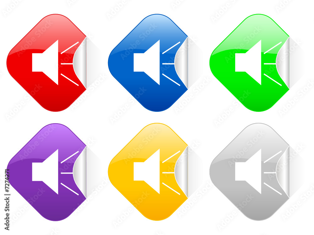 sound square stickers sound square stickers