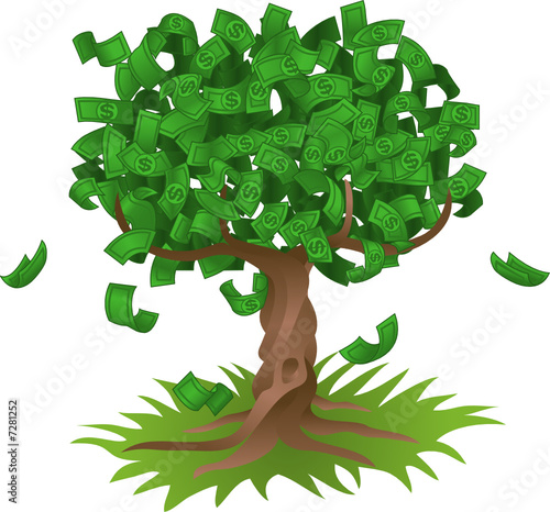 Money growing on tree