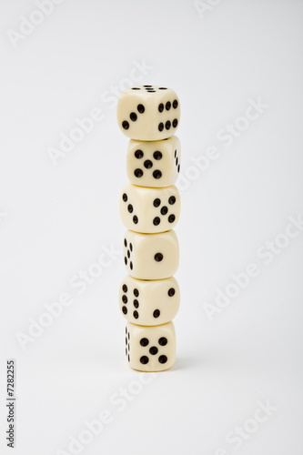 Dice towering