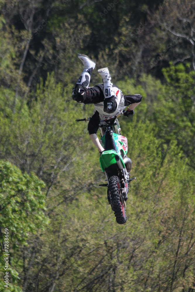 Obraz premium freestyle motocross