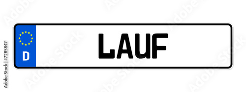 kennzeichen lauf