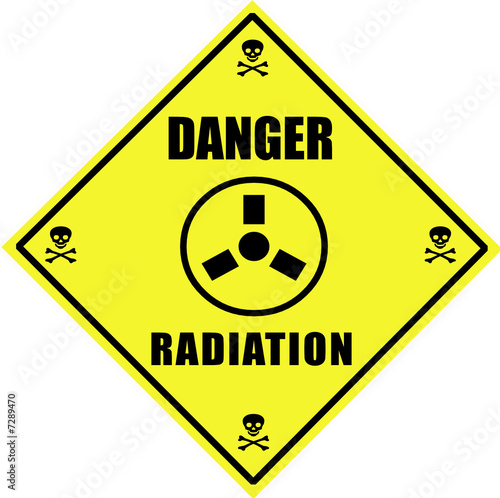 Panneau "Danger - Radiation"