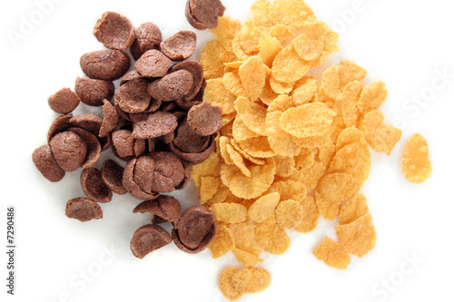 cereal corn and choco flakes photo