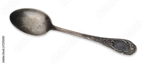 Antique tablespoon or serving spoon. 