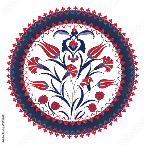 Download Traditional Ottoman Turkey Turkish Vintage Tulip Tile Design Stock Vector Adobe Stock