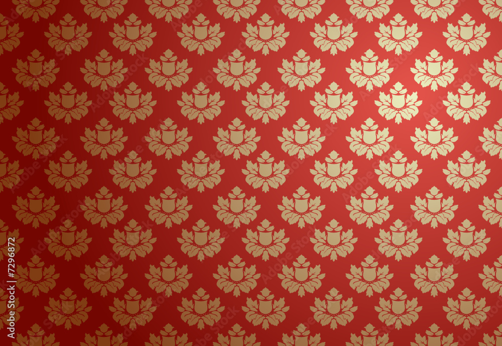 Gold and red glamour pattern 