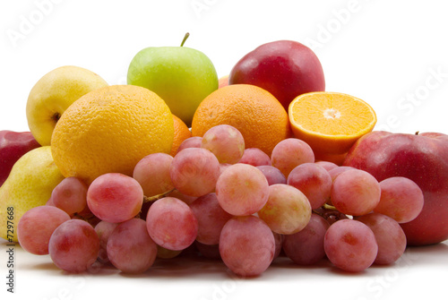 fruits and grapes