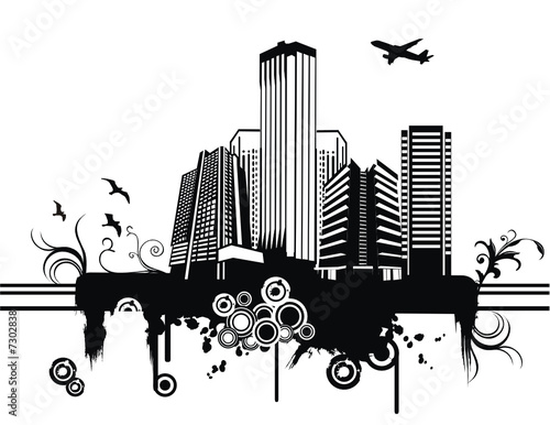 vector city illustration
