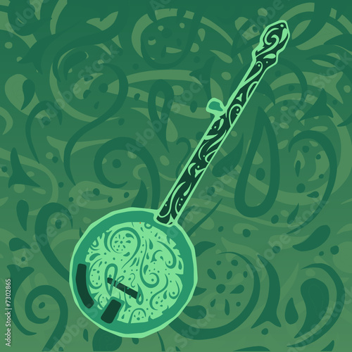 country music background - banjo