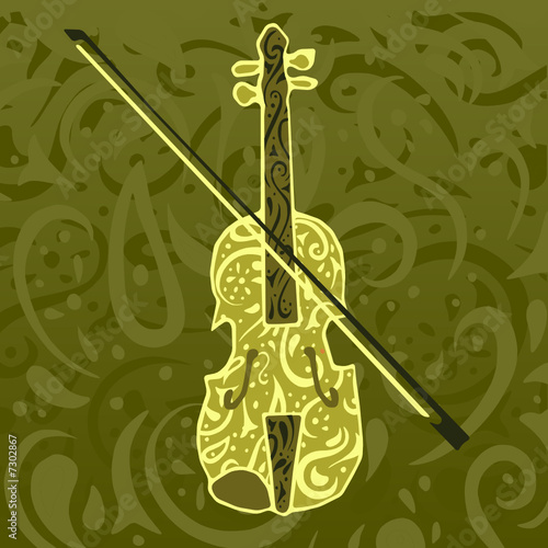 country music background - fiddle