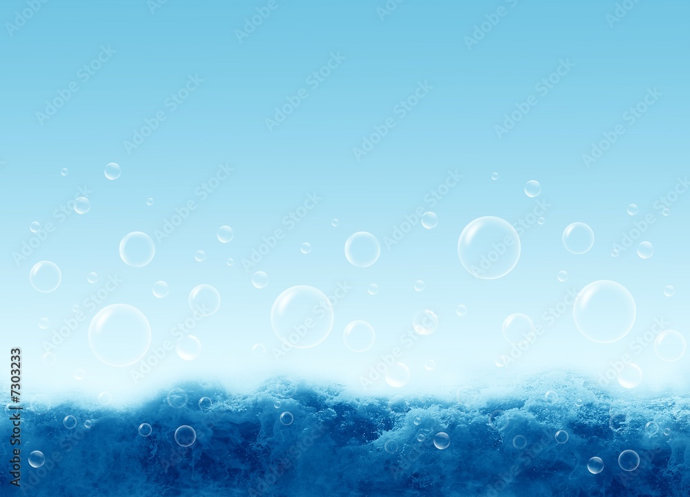 Water and soap bubbles Water and soap bubbles