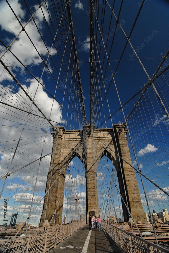 Fototapeta premium BROOKLYN BRIDGE PATH