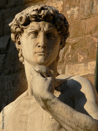 DAVID BY MICHELANGELO IN PIAZZA DELLA SIGNORIA