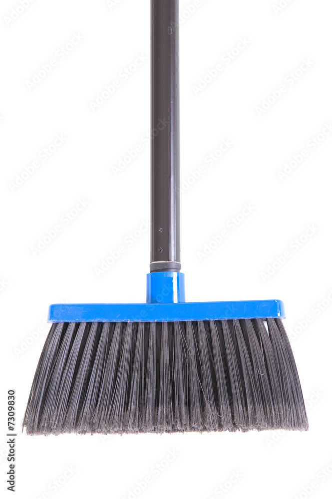 close-up of plastic broom close-up of plastic broom