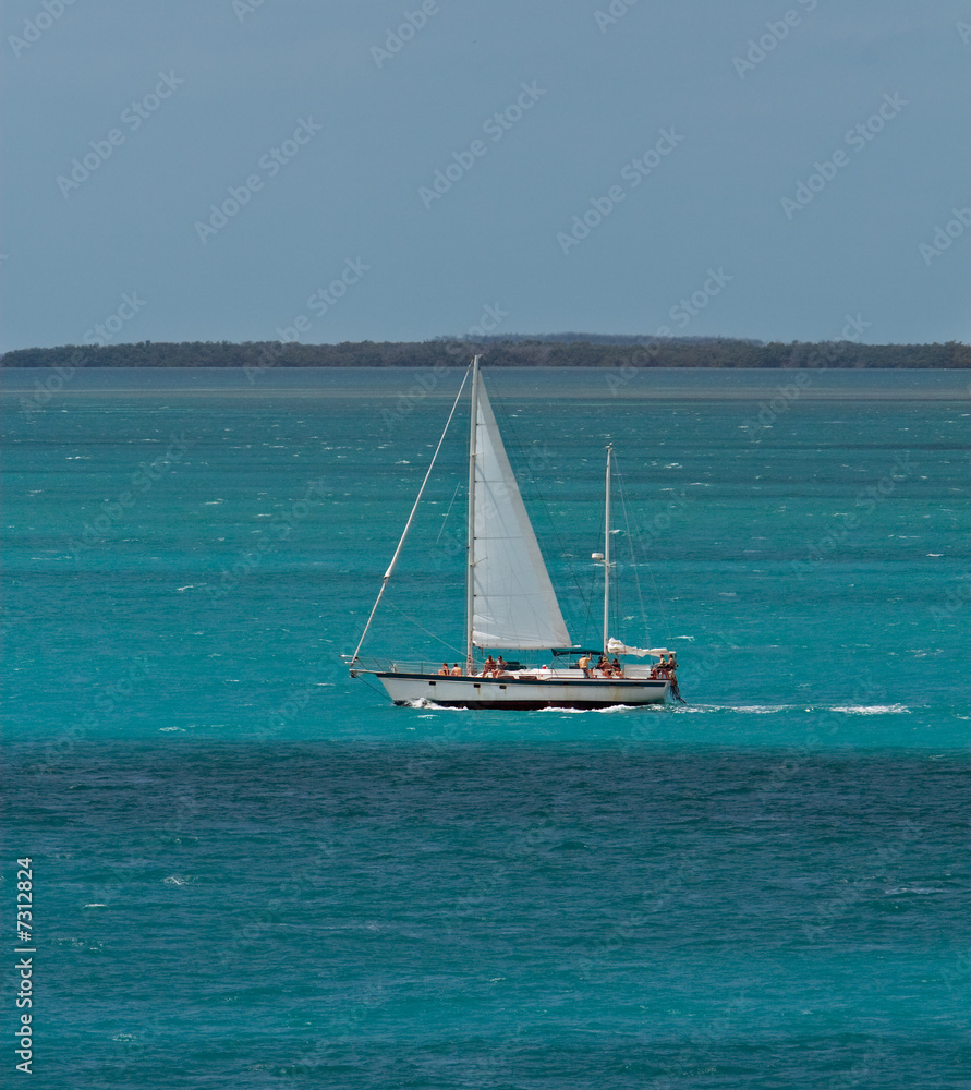 Fototapeta premium Key West Sailboat