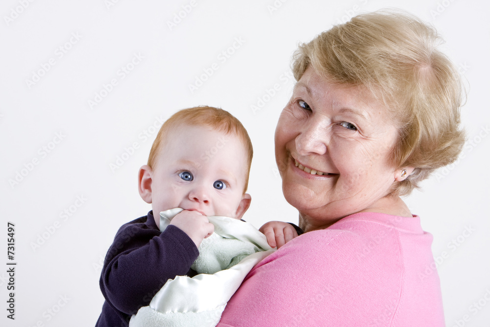 Grandma with grandson